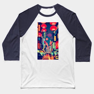 Tokyo night Baseball T-Shirt